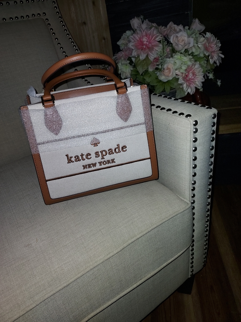 Ellie Kate Spade Canvas Tote Bag